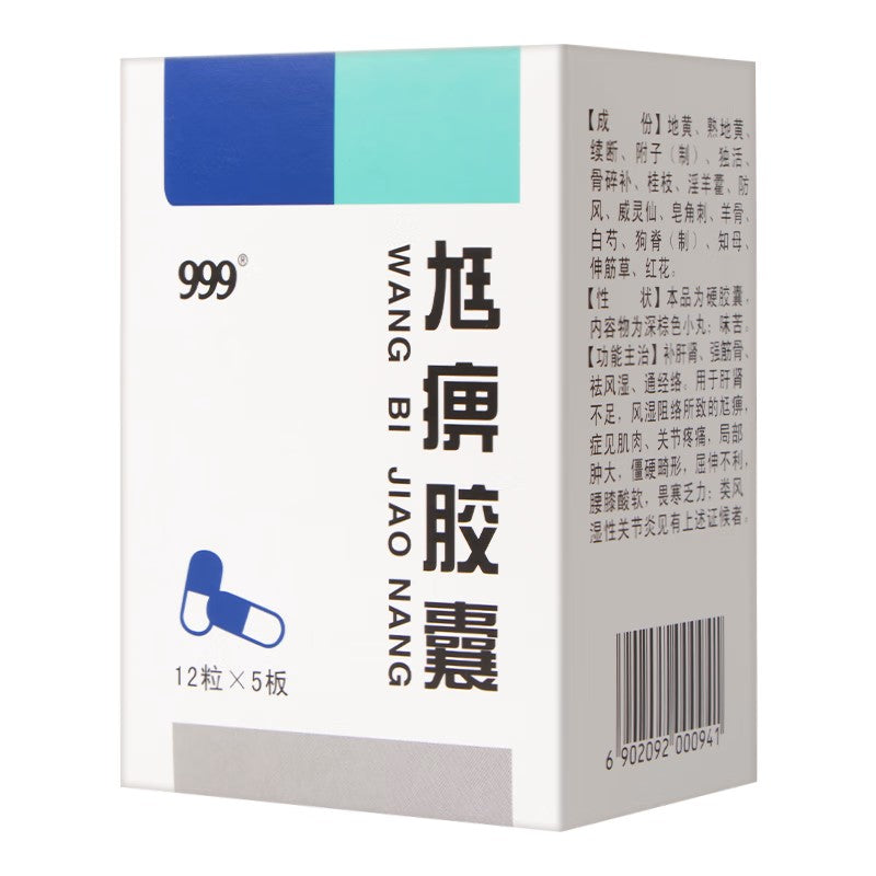 尪痹胶囊 WangBi Jiaonang, Relief for Joint Pain, Stiffness, and Swelling
